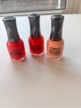 ORLY Breathable Nail Polish Trio - Red & Peach Shades